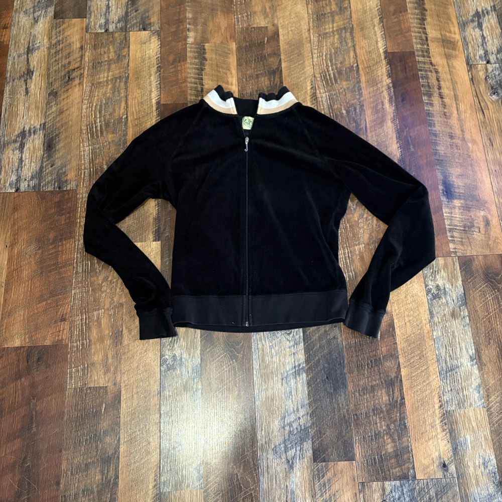 Vintage y2k Juicy Couture velour jacket green label‎